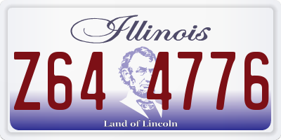 IL license plate Z644776