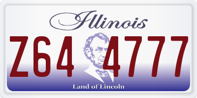 IL license plate Z644777