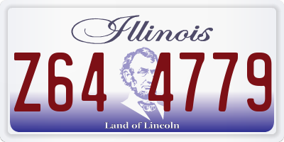 IL license plate Z644779