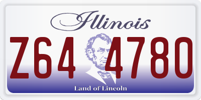 IL license plate Z644780