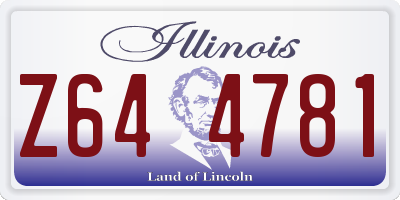 IL license plate Z644781