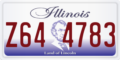 IL license plate Z644783