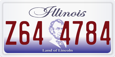 IL license plate Z644784