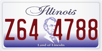 IL license plate Z644788