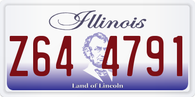 IL license plate Z644791