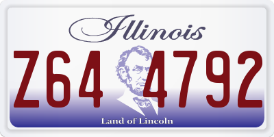 IL license plate Z644792