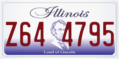 IL license plate Z644795