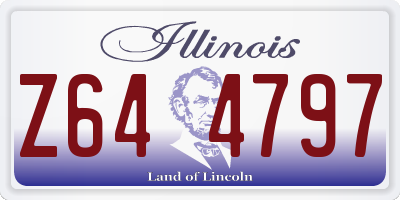 IL license plate Z644797