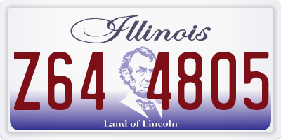IL license plate Z644805