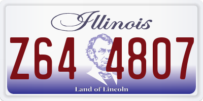IL license plate Z644807