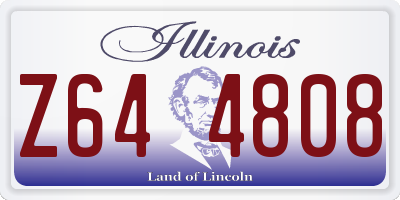 IL license plate Z644808