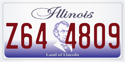 IL license plate Z644809