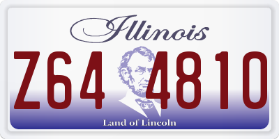 IL license plate Z644810