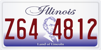 IL license plate Z644812