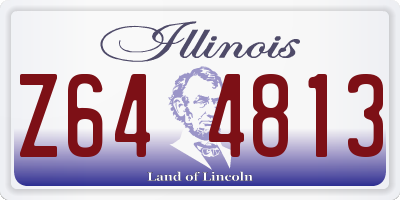IL license plate Z644813