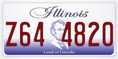 IL license plate Z644820