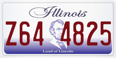 IL license plate Z644825