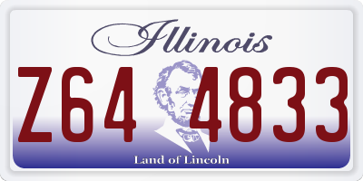 IL license plate Z644833