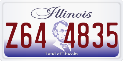 IL license plate Z644835