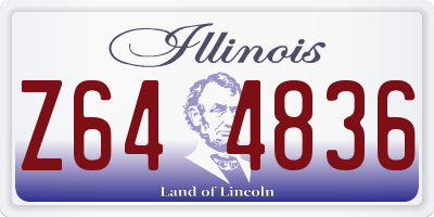 IL license plate Z644836