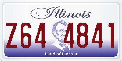 IL license plate Z644841