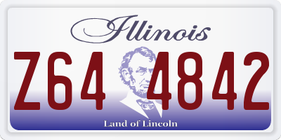 IL license plate Z644842