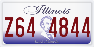 IL license plate Z644844