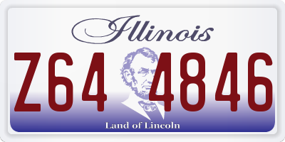 IL license plate Z644846