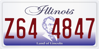 IL license plate Z644847