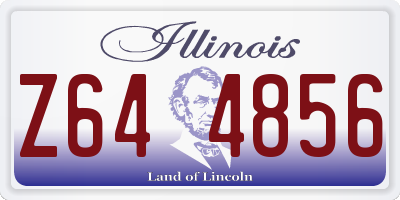 IL license plate Z644856