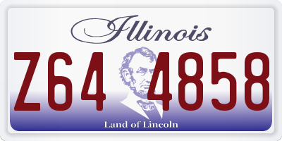 IL license plate Z644858