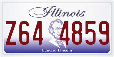 IL license plate Z644859