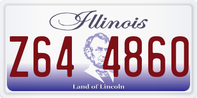 IL license plate Z644860