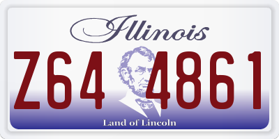 IL license plate Z644861