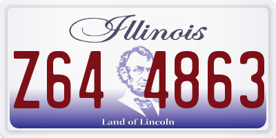 IL license plate Z644863