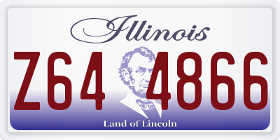 IL license plate Z644866