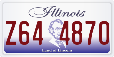 IL license plate Z644870