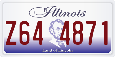 IL license plate Z644871