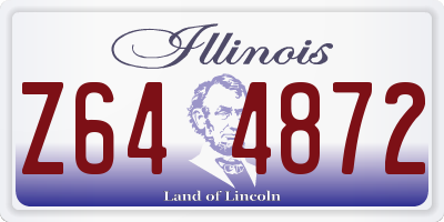 IL license plate Z644872