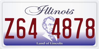 IL license plate Z644878