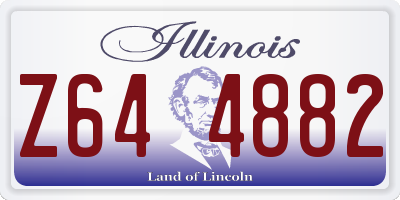 IL license plate Z644882