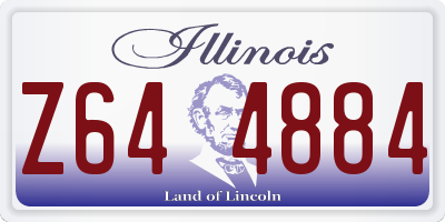 IL license plate Z644884
