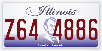 IL license plate Z644886