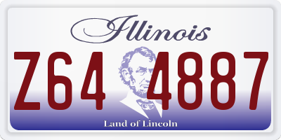 IL license plate Z644887