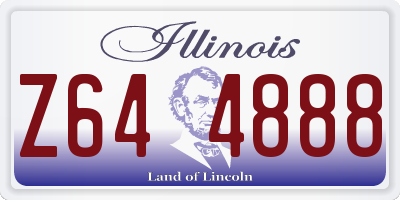 IL license plate Z644888