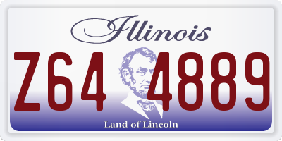 IL license plate Z644889