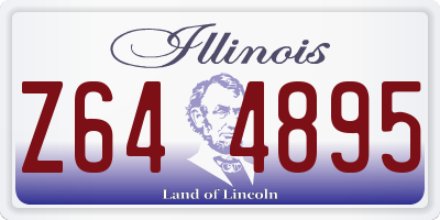 IL license plate Z644895