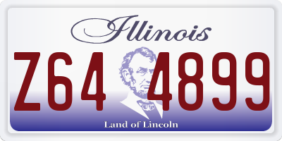 IL license plate Z644899