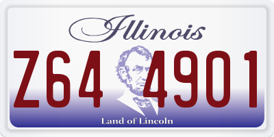 IL license plate Z644901