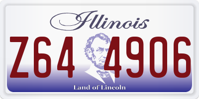 IL license plate Z644906